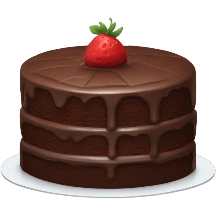 chocolate cake emoji
