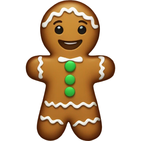 gingerbread woMan emoji