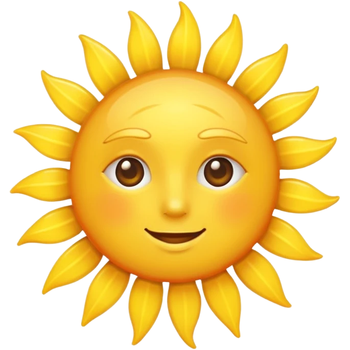 Sun emoji