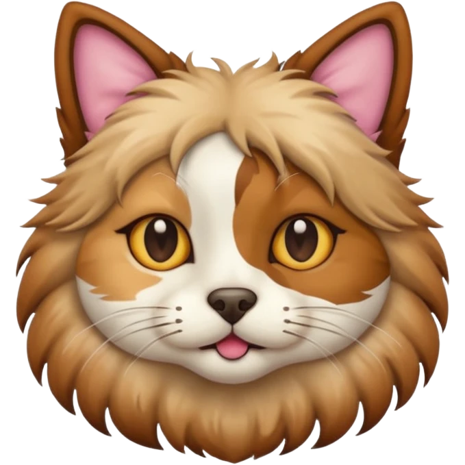 cat and dog one body emoji