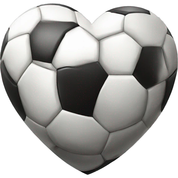 Soccer heart emoji