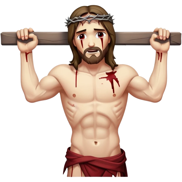 Jesus being crucified  emoji