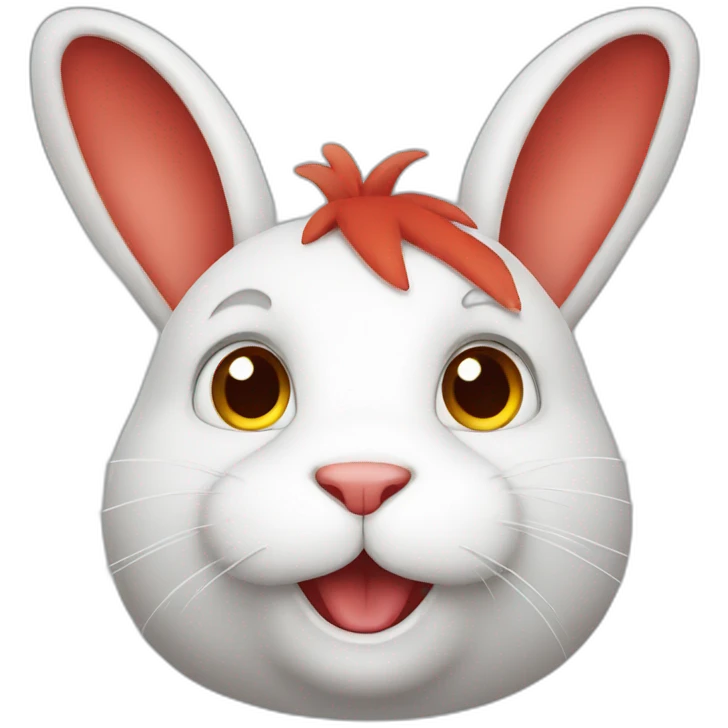 red rabbit emoji