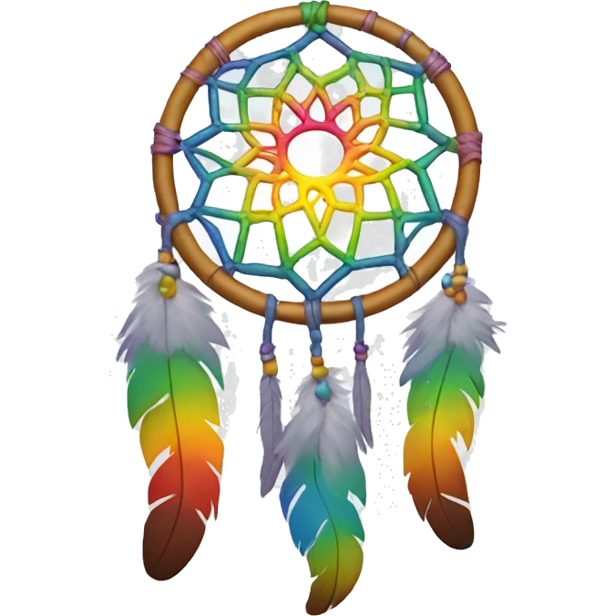 rainbow dreamcatcher emoji