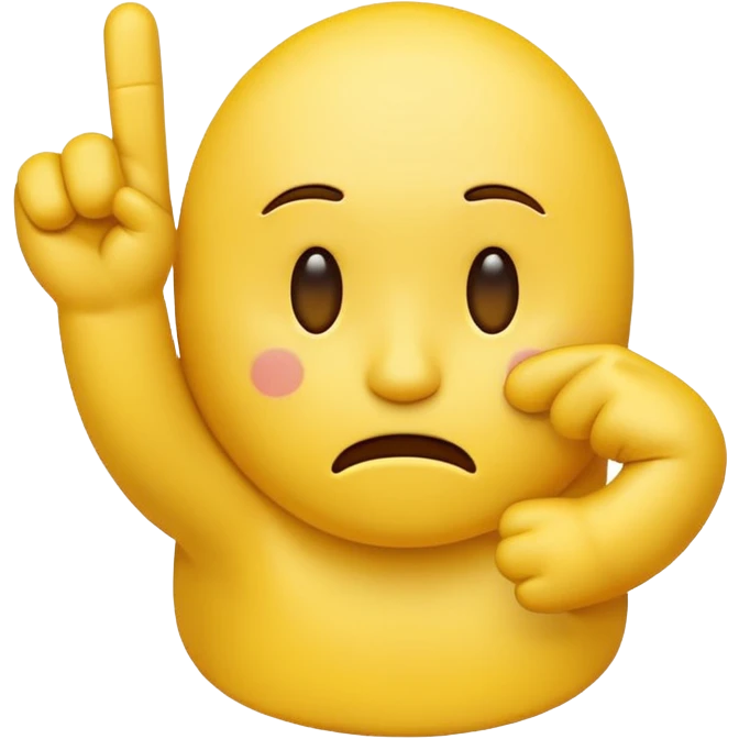 Yellow emoji sticking up middle finger with unamused face emoji