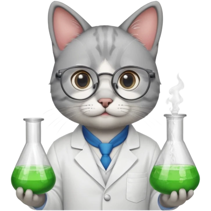 Chemist cat emoji