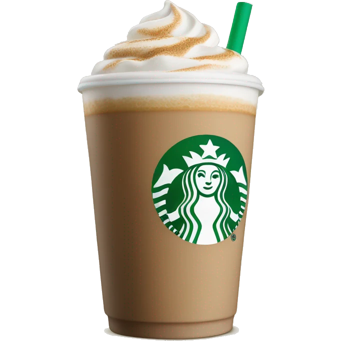 Starbucks latte emoji