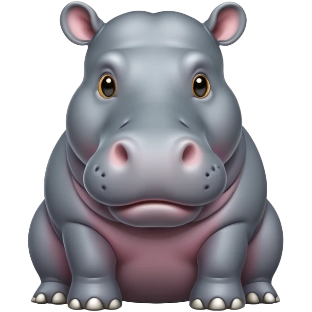 Big fat hippo emoji
