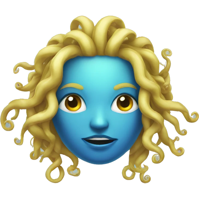 Medusa de mar azul emoji