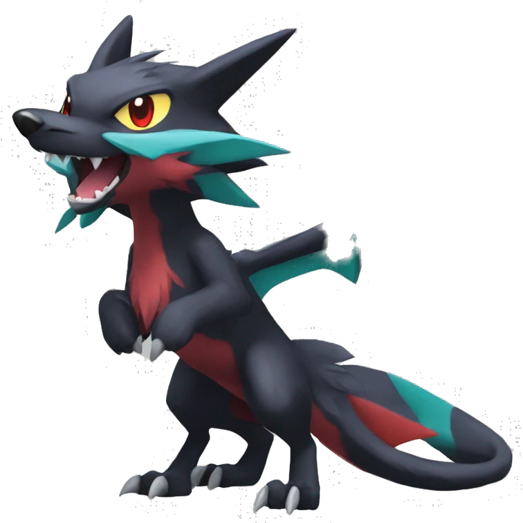 Noivern-Litten-Zoroark full body emoji