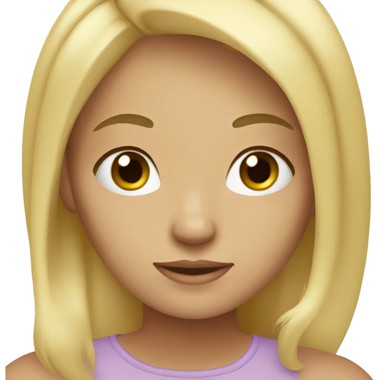 blonde girl emoji