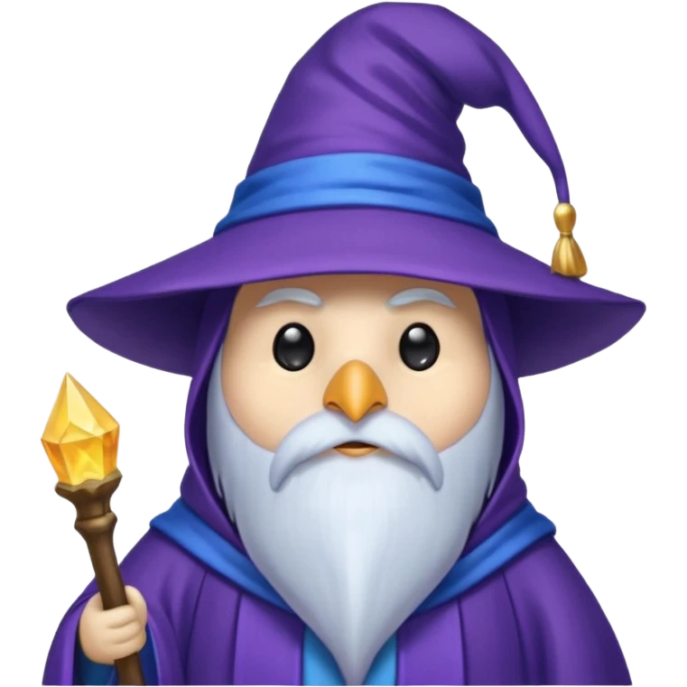 Penguin Wizard emoji