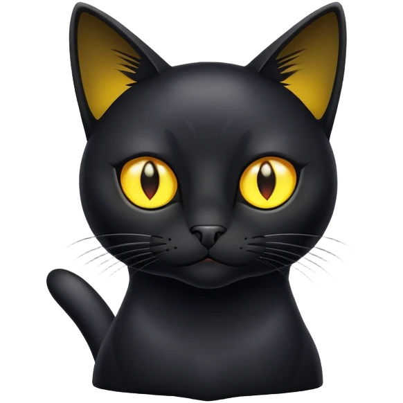 Black cat emoji