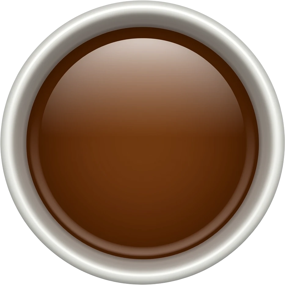 A bowl of brown  liquid emoji