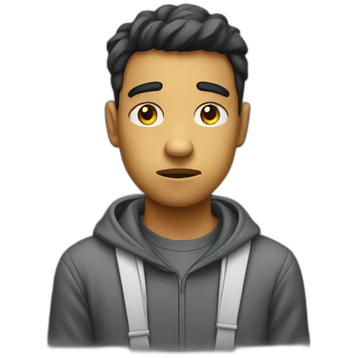 sad student emoji