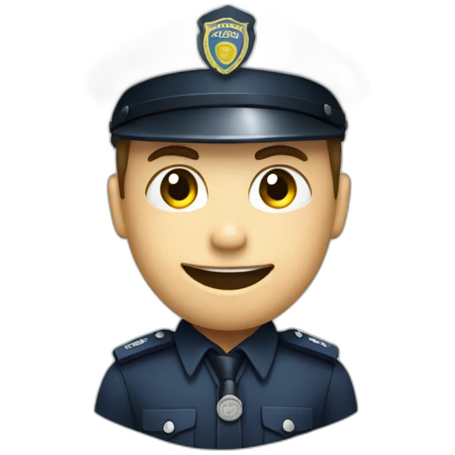Policeman with GdP-Logo emoji