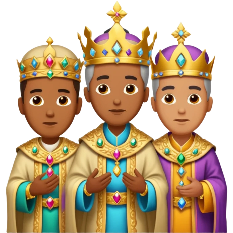 non the three wise man, king emoji