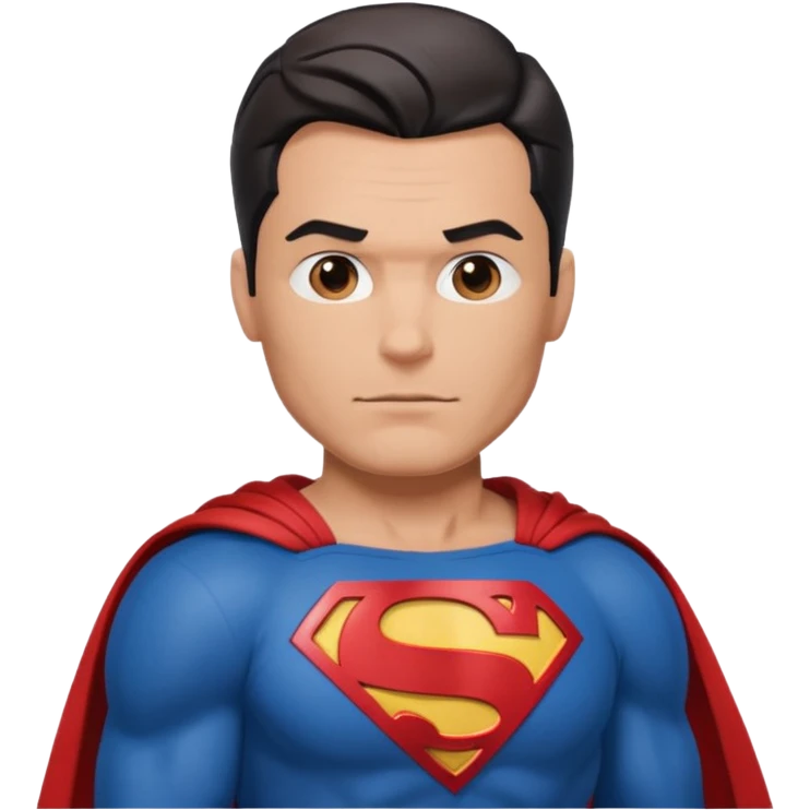 superman standing emoji