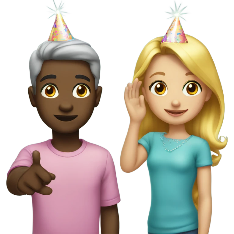 6th birthday party  emoji