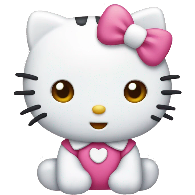 Cute hello kitty emoji