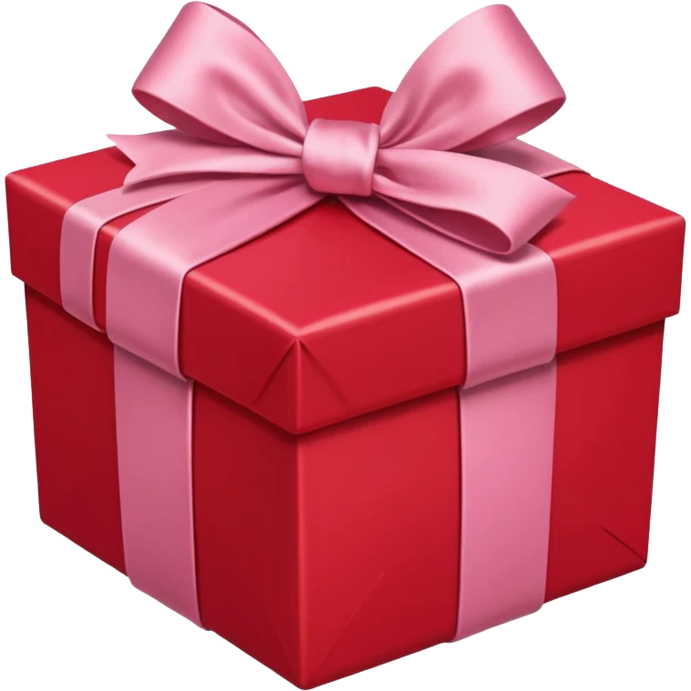 red gift box with pink bow emoji