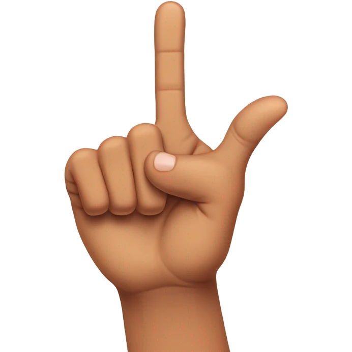 Hand making the university of Texas hook ‘em sign  emoji