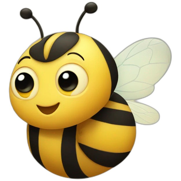 Cute little chubby Bee emoji