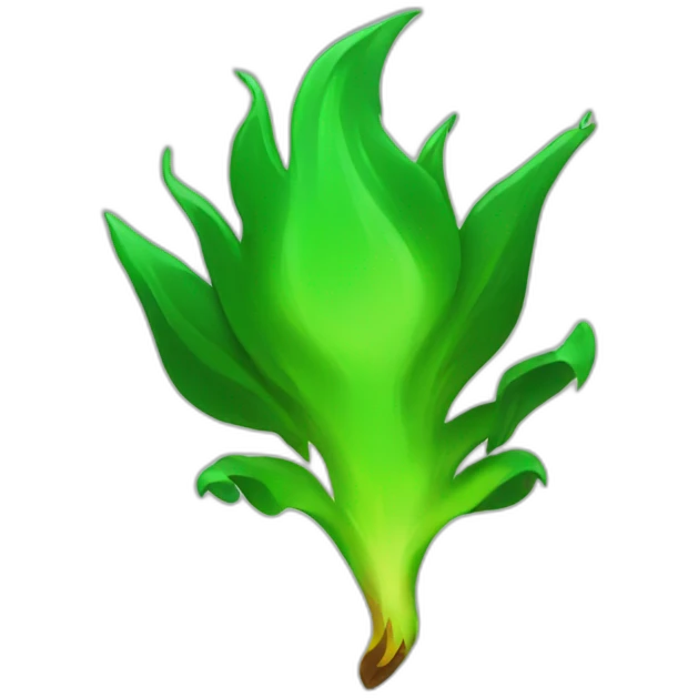 greenflame emoji