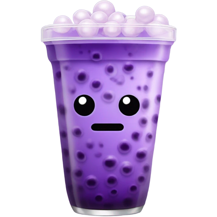 purple boba tea  emoji