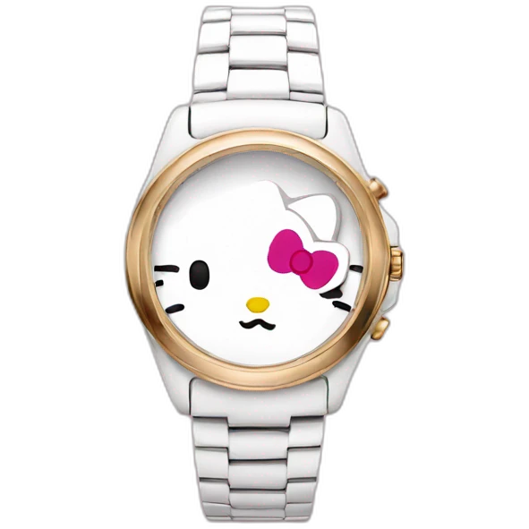 Hello kitty watch emoji