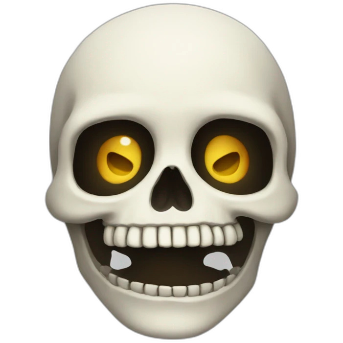 Sans the skeleton emoji