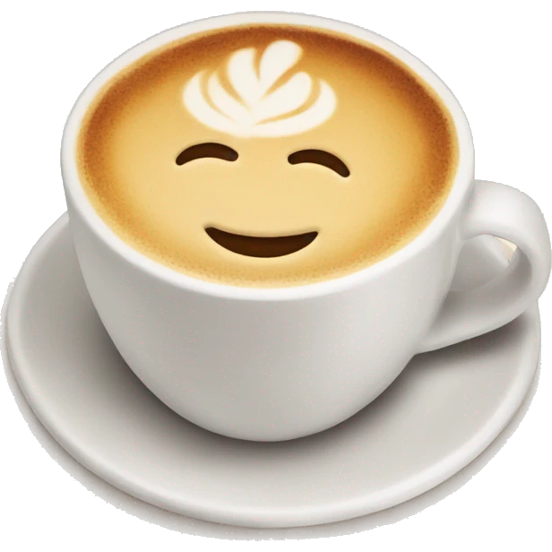 latte coffee emoji