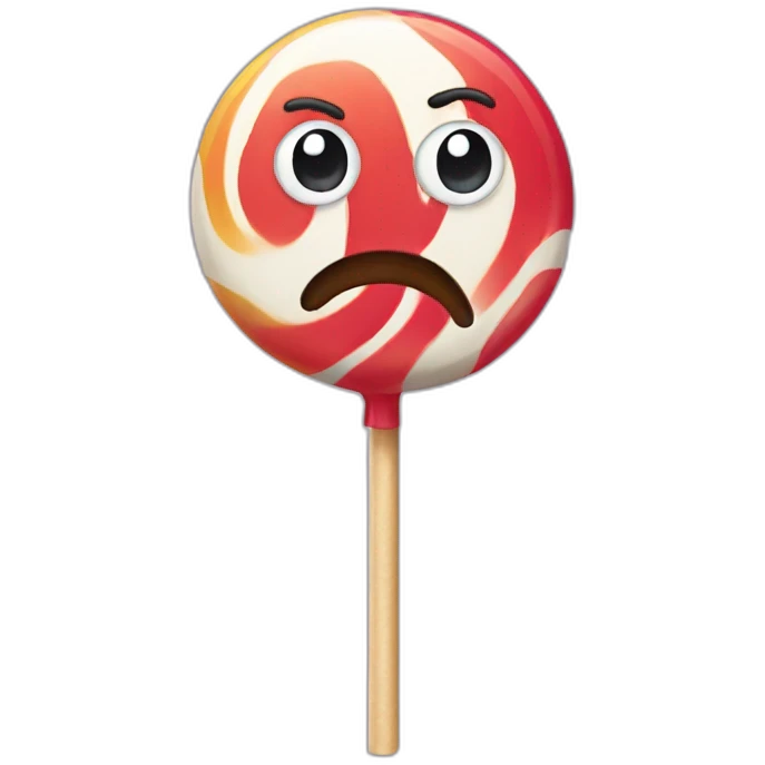 confused lollipop emoji