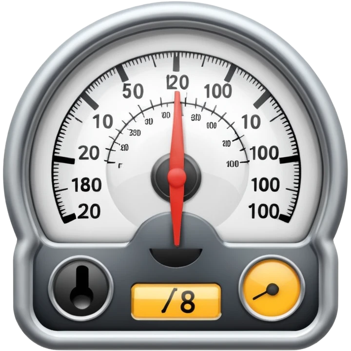 a meter gauge emoji