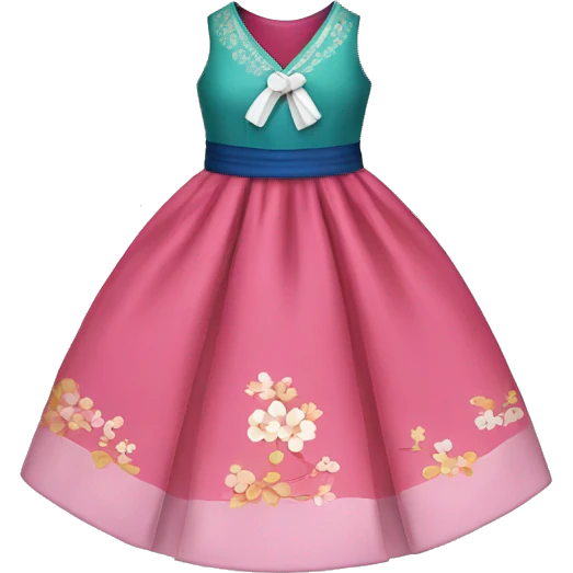 Hanbok dress only emoji