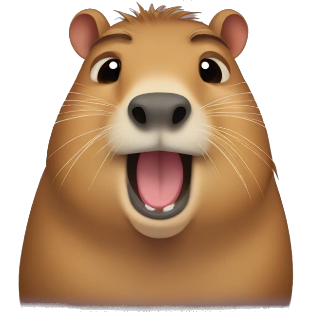 Capybara crying emoji