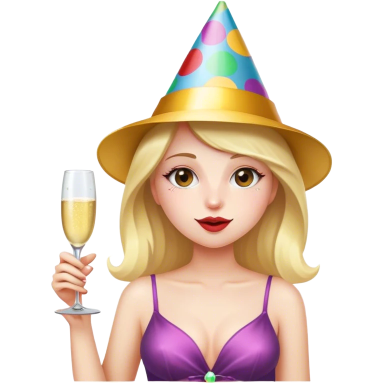 Drunk girl  emoji