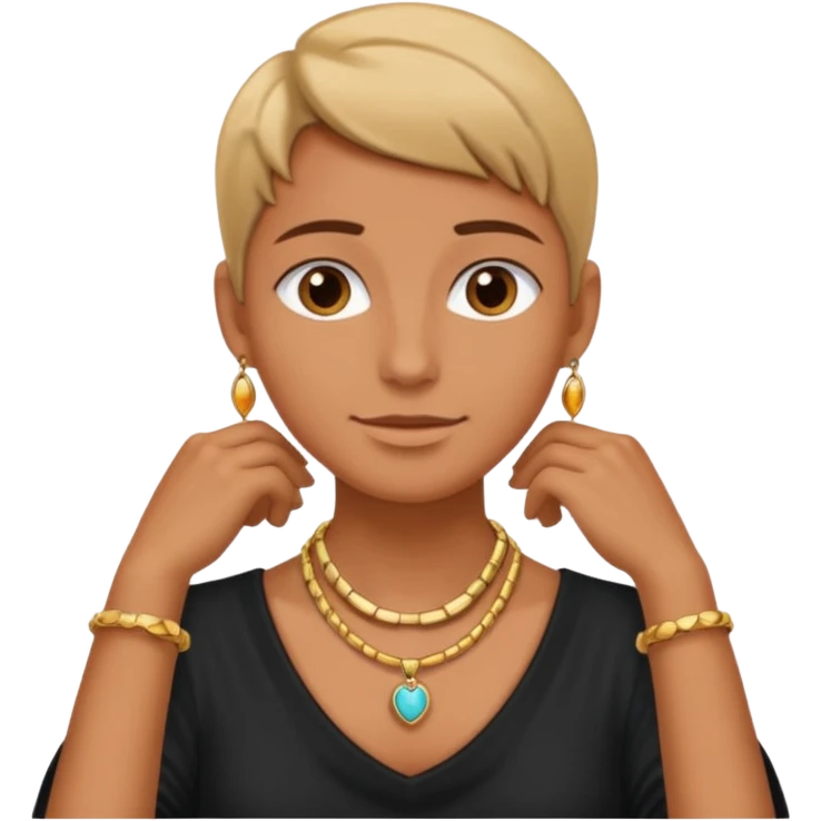  person with hands around his neck  emoji