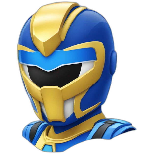 blue power ranger sticker emoji