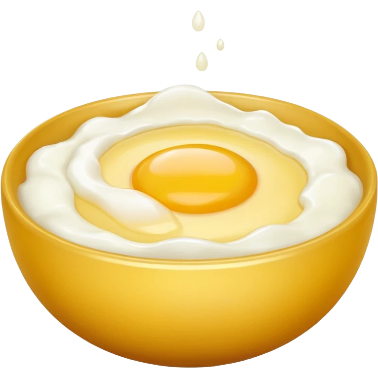 beaten egg in a bowl emoji