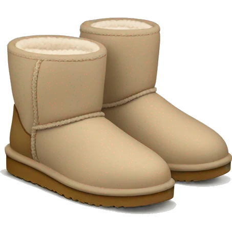 Uggs ultra mini sand color emoji
