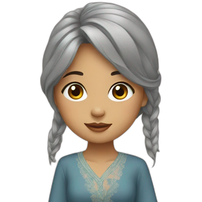 Beautiful Indonesian girl emoji