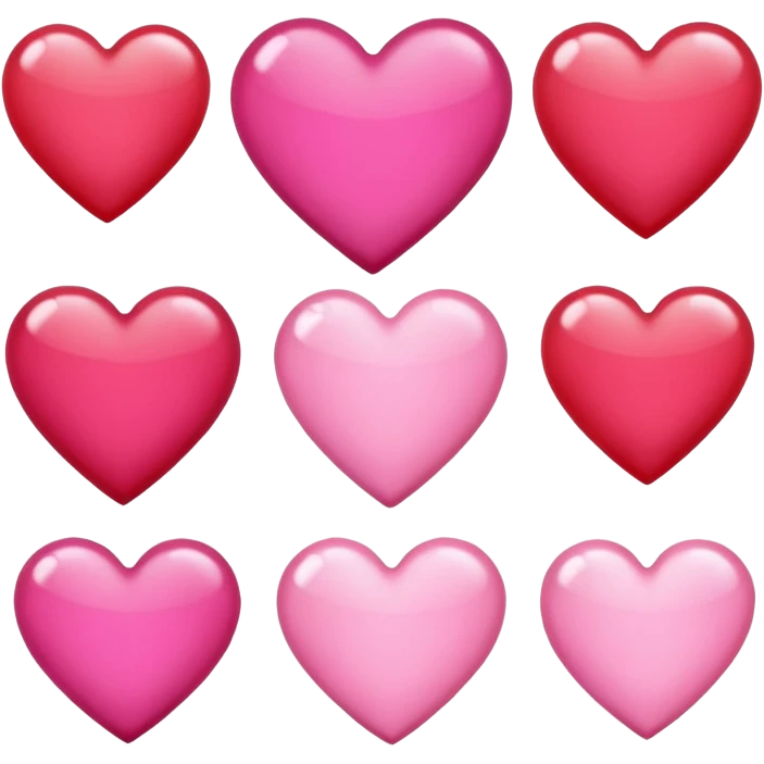 Birthday hearts emoji