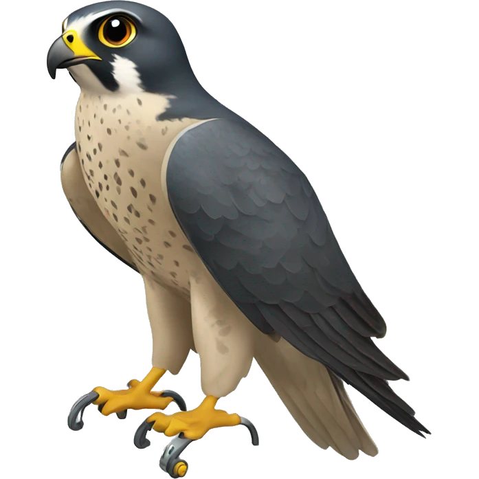 peregrine falcon with controller emoji
