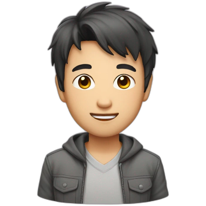 Birthday asian boy emoji