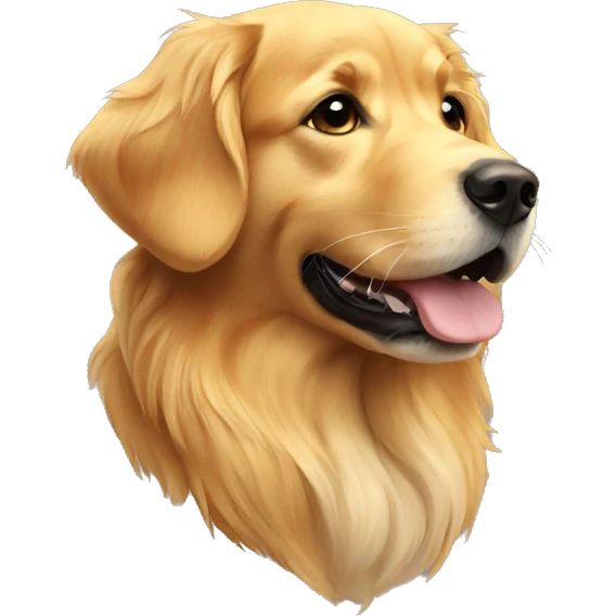golden retriever emoji