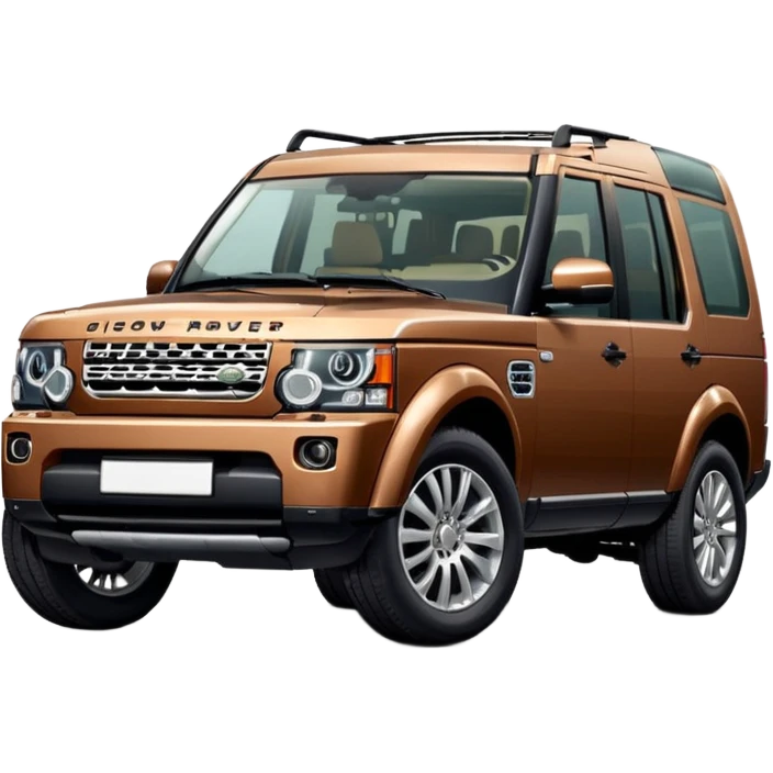 Brown Land Rover Discovery
Apple emoji style. emoji