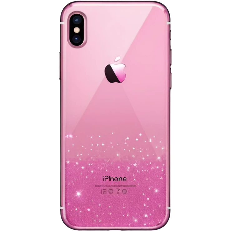 glitter pink iphone emoji