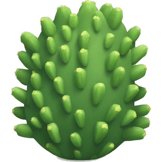 single round Nopal without pot emoji