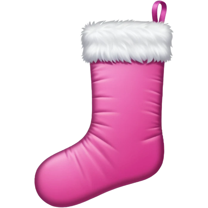 Pink Christmas emoji